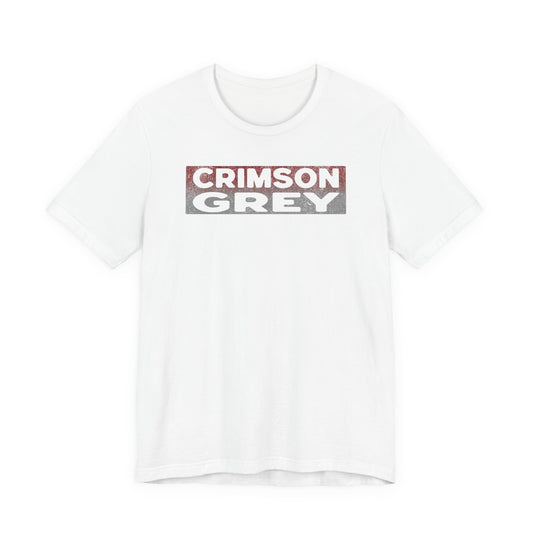 Crimson|Grey Tee