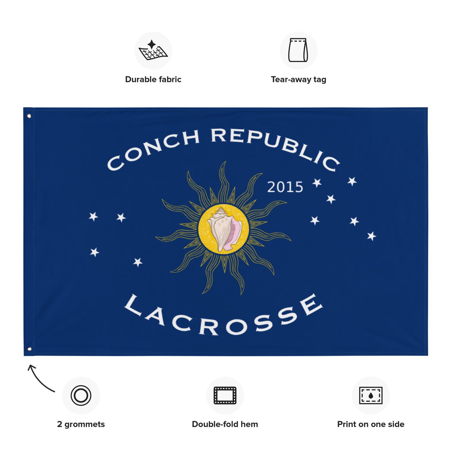 Conch Republic Lacrosse - Flag