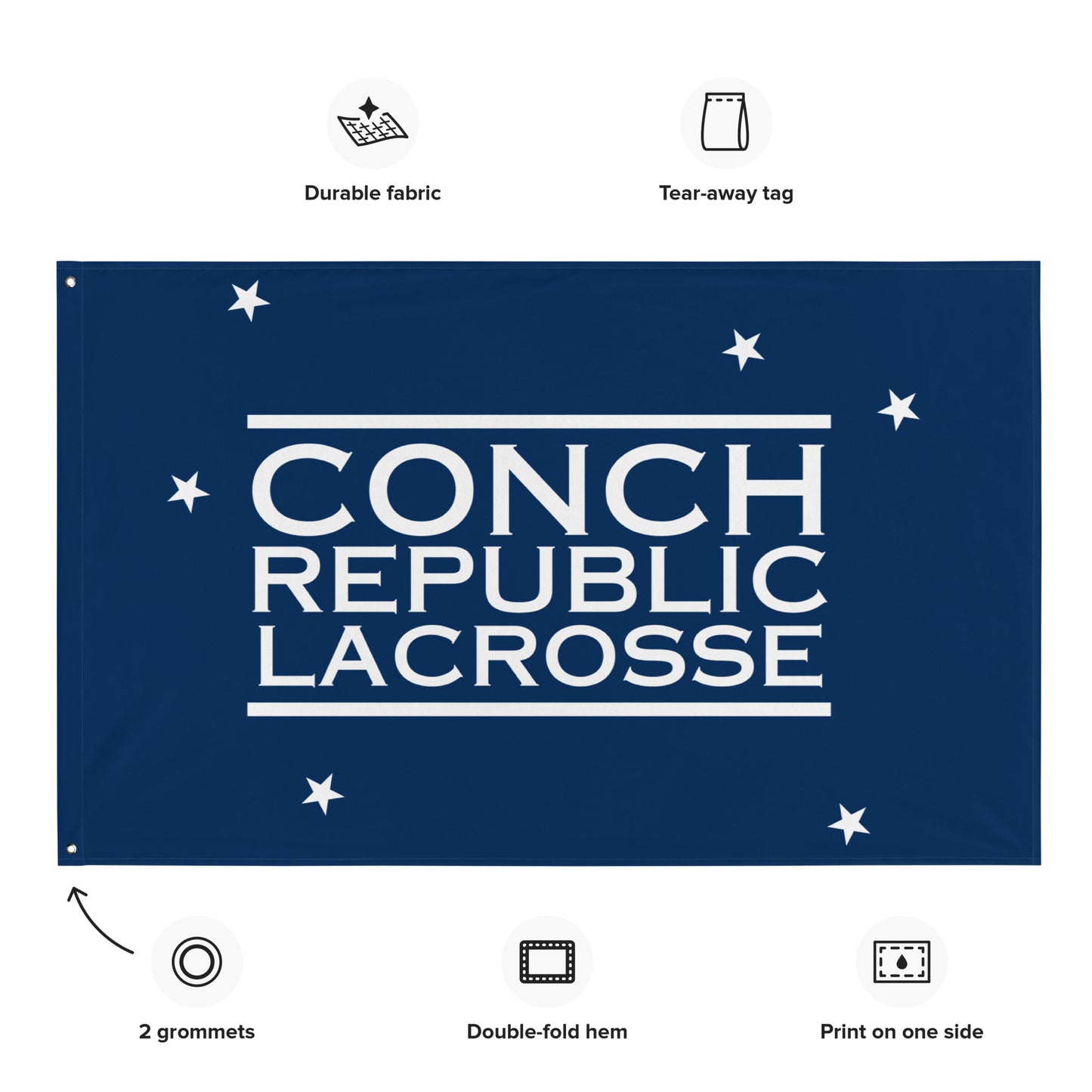Conch Republic Lacrosse - Flag