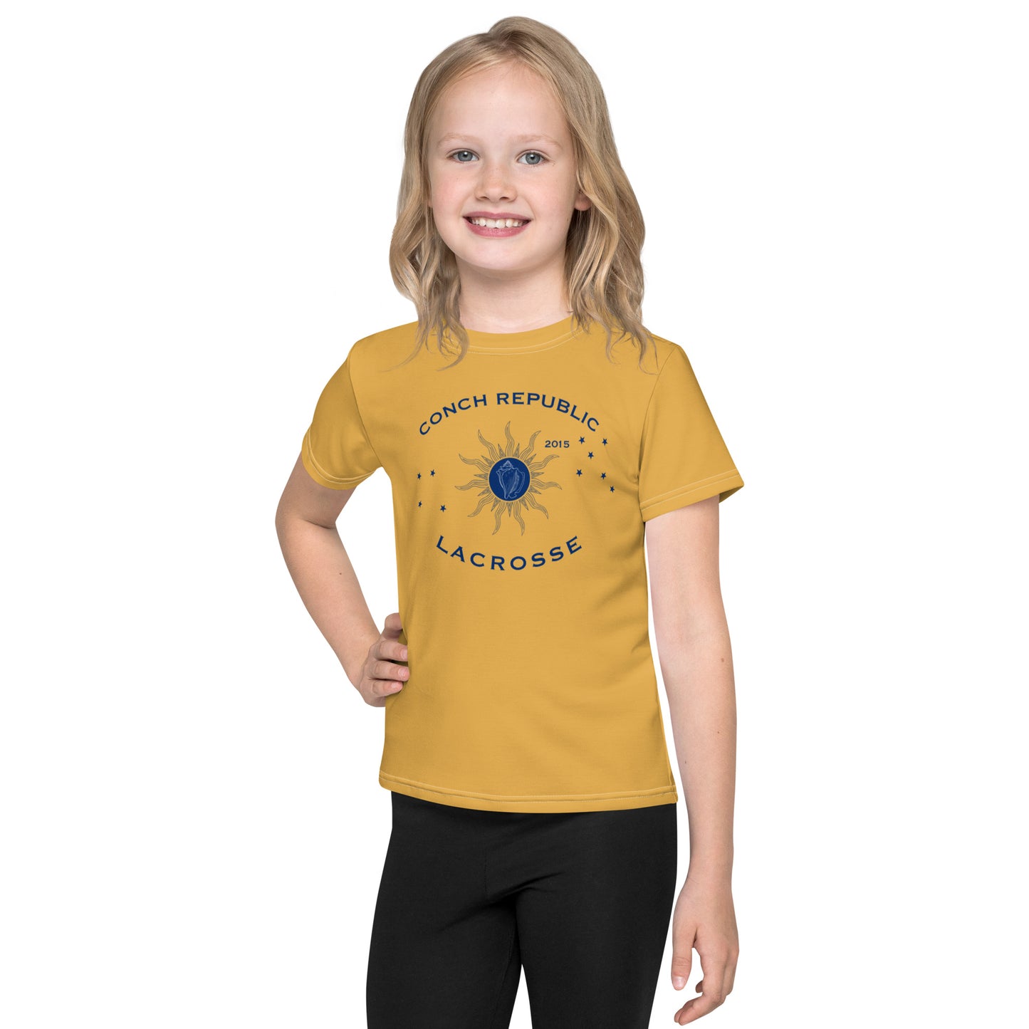Conch Republic Lacrosse - Unisex Child Athletic Tee (Sizes 2T - 7)