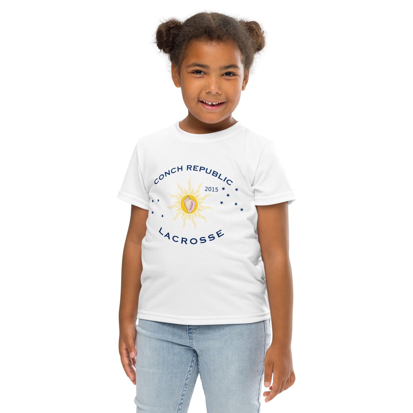 Conch Republic Lacrosse - Unisex Child Athletic Tee (Sizes 2T - 7)
