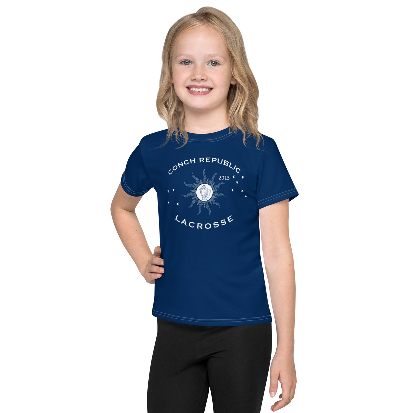 Conch Republic Lacrosse - Unisex Child Athletic Tee (Sizes 2T - 7)