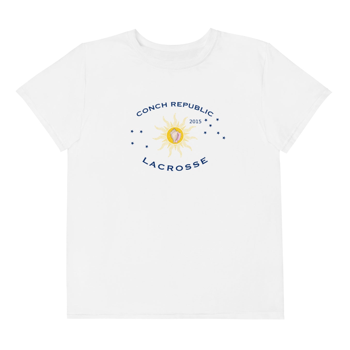 Conch Republic Lacrosse - Unisex Youth Athletic Tee (Sizes 8 - 20)