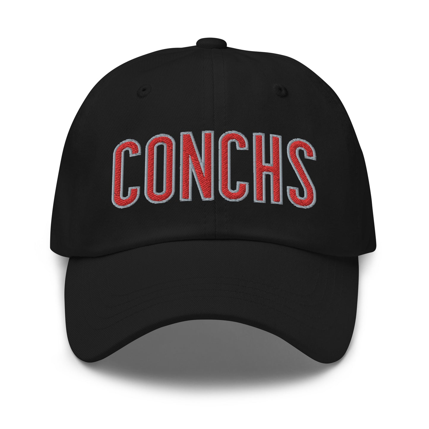 CONCHS (Front) Embroidered Hat with Adjustable Strap