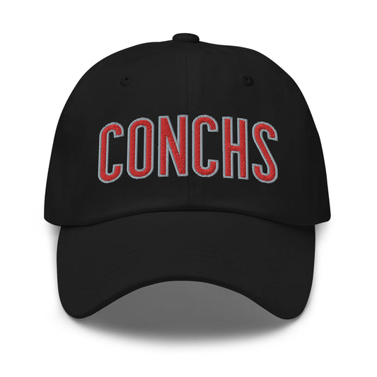 CONCHS (Front) Embroidered Hat with Adjustable Strap