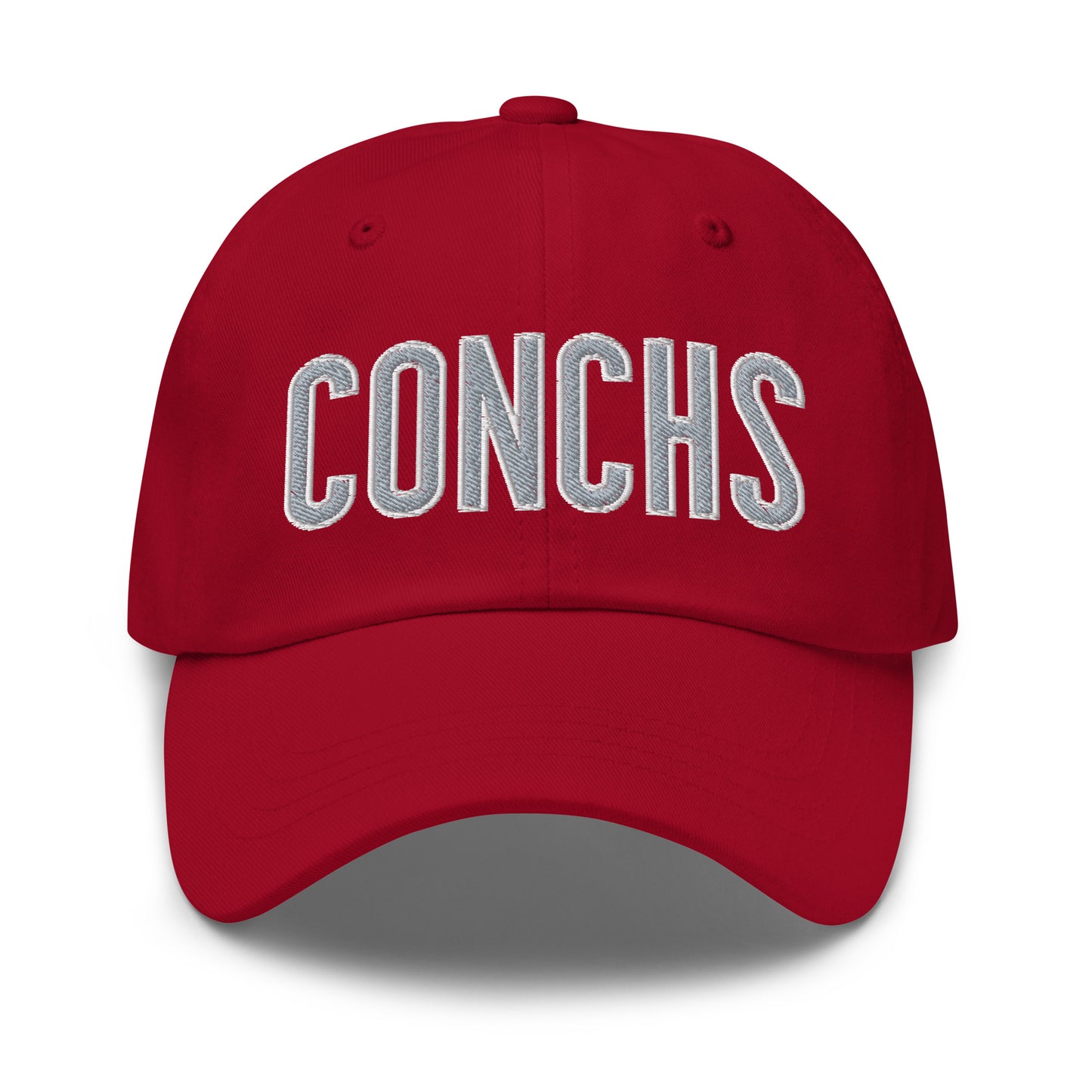 CONCHS (Front) Embroidered Hat with Adjustable Strap