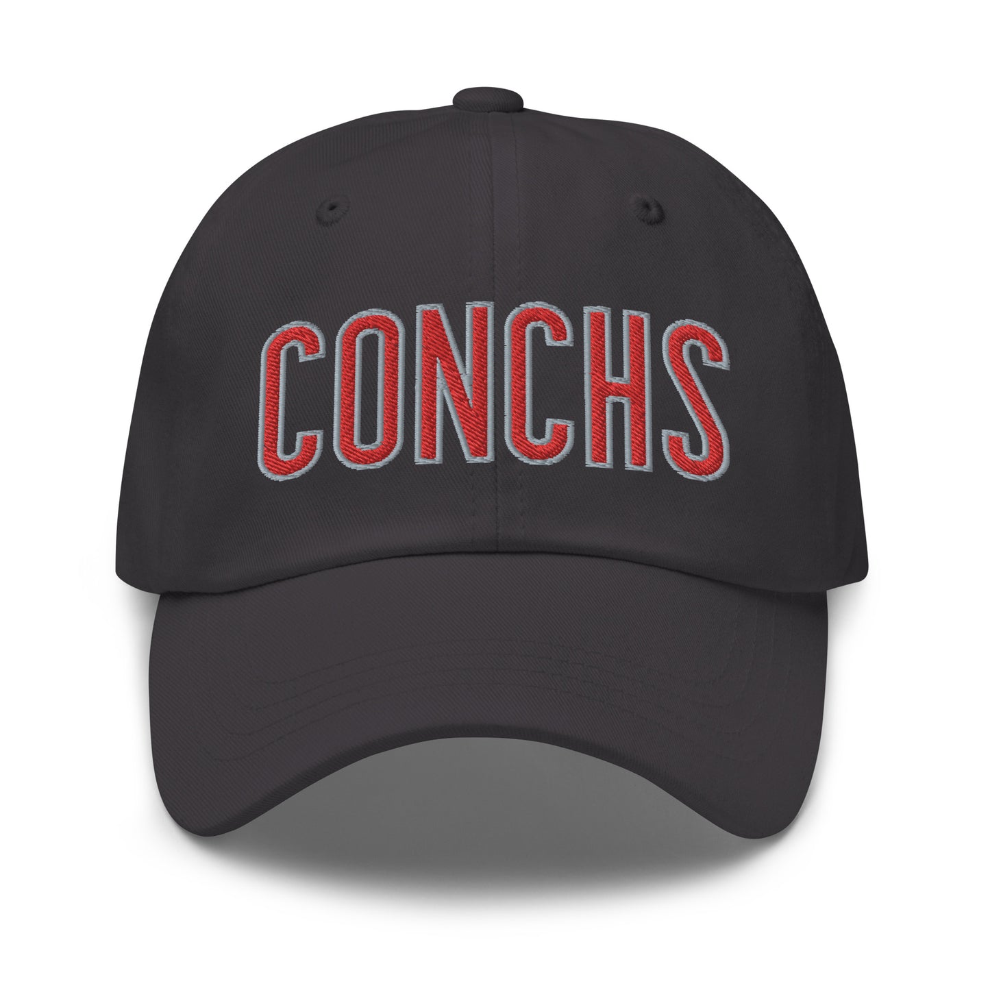 CONCHS (Front) Embroidered Hat with Adjustable Strap