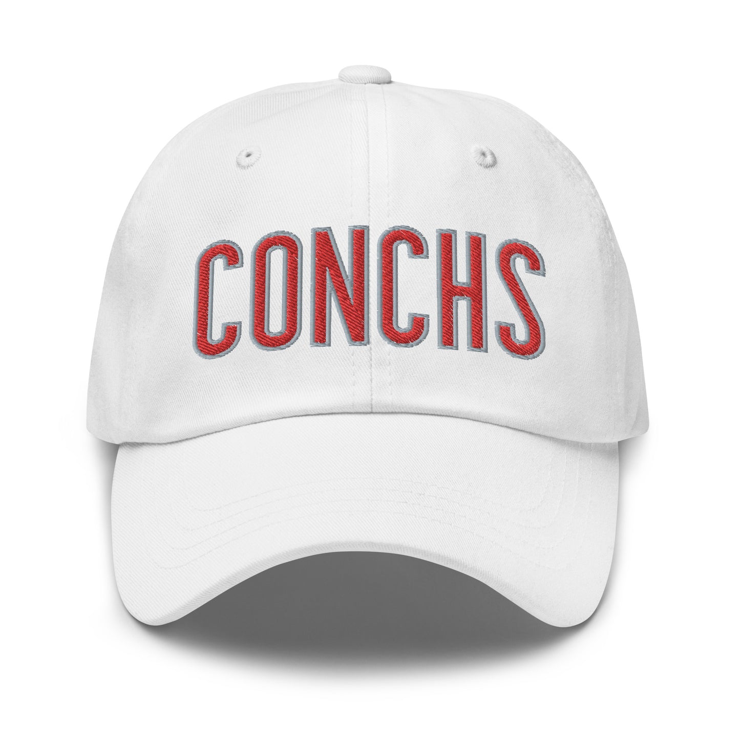 CONCHS (Front) Embroidered Hat with Adjustable Strap