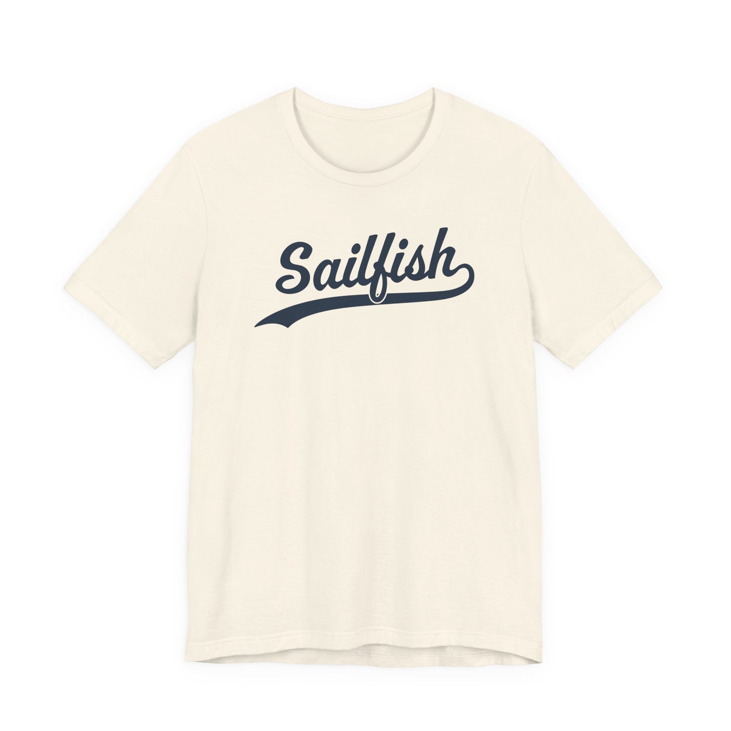 Natural Sigsbee Sailfish Script cotton tee