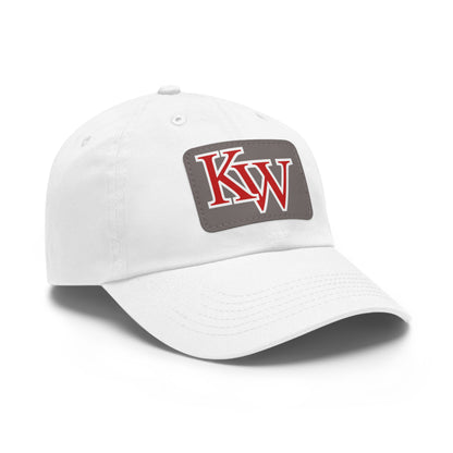 Classic KW Leather Patch Hat (Adjustable Strap)