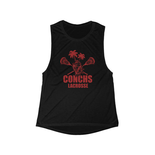 Girls Lacrosse | Muscle Tank (Women) Design #1