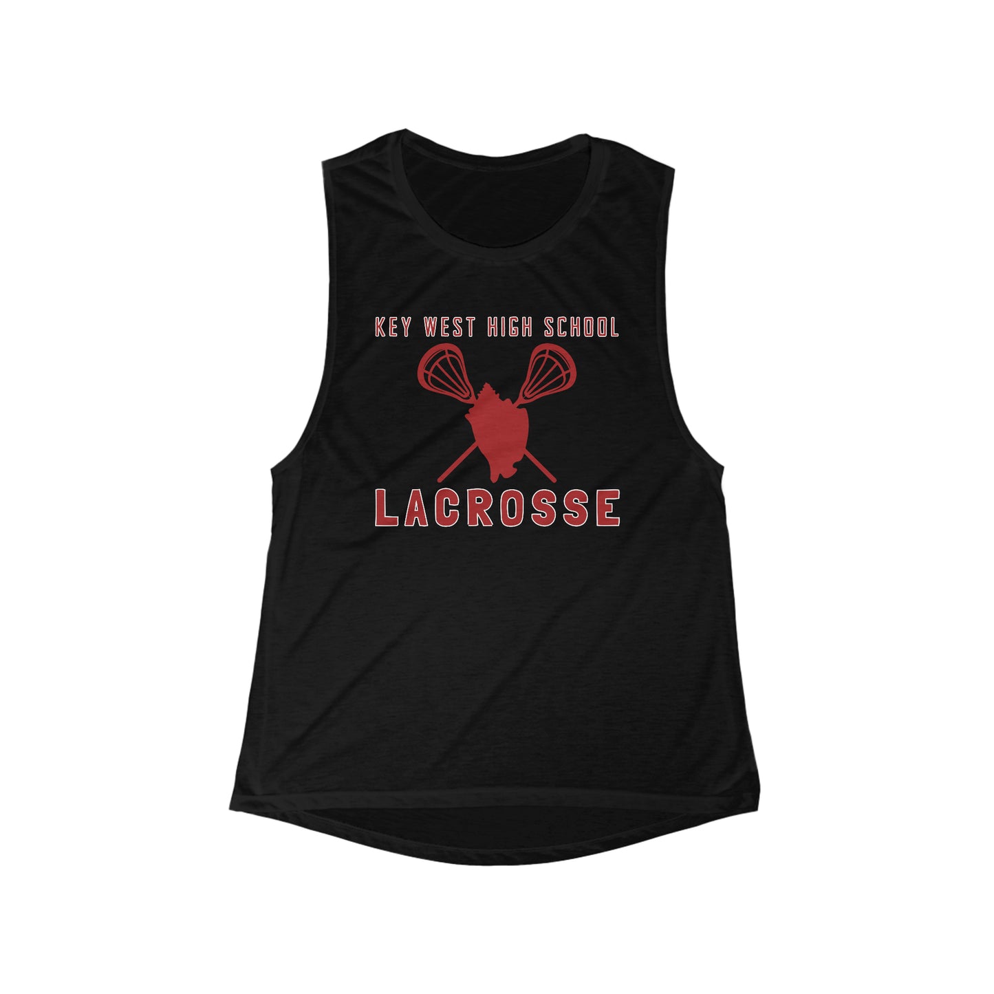 Girls Lacrosse | Muscle Tank (Women) Design #3