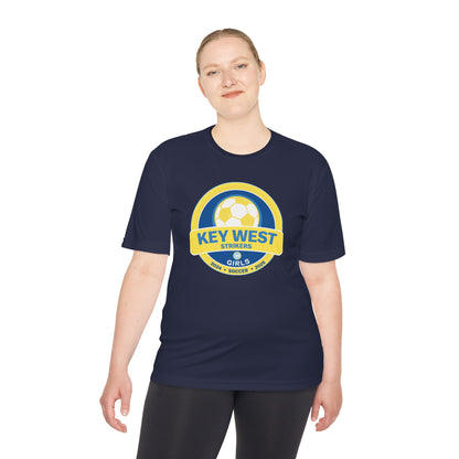 Key West Strikers U9 Girls - Unisex Adult Athletic Tee