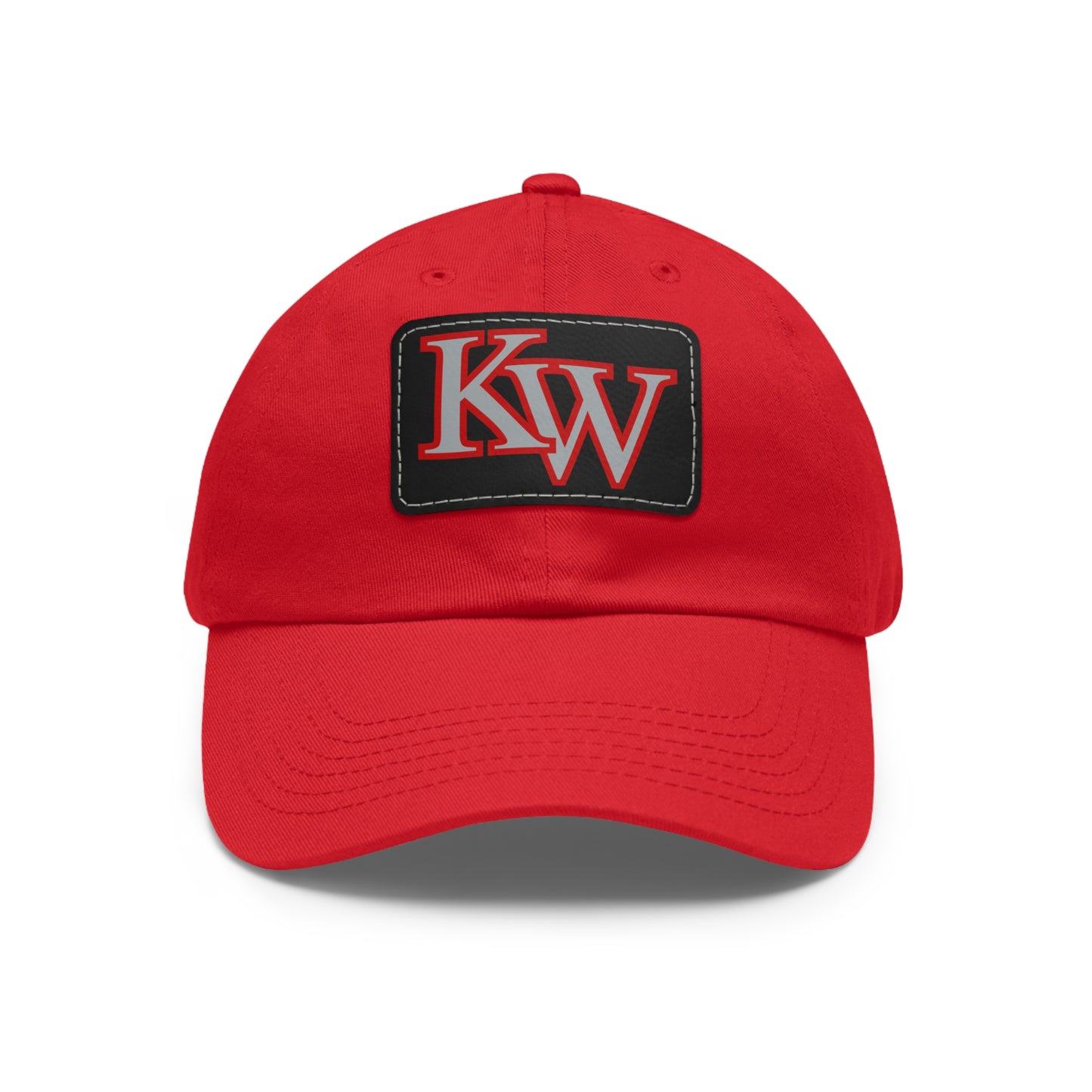 Classic KW Leather Patch Hat (Adjustable Strap)