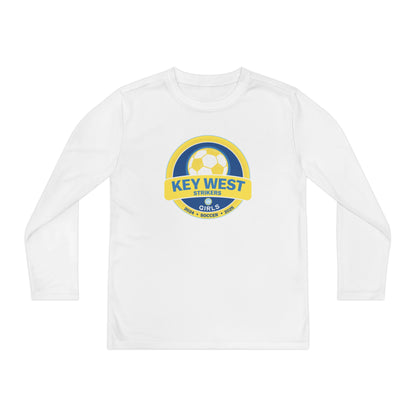 Key West Strikers U9 Girls - Unisex Youth Long-Sleeve Athletic Tee