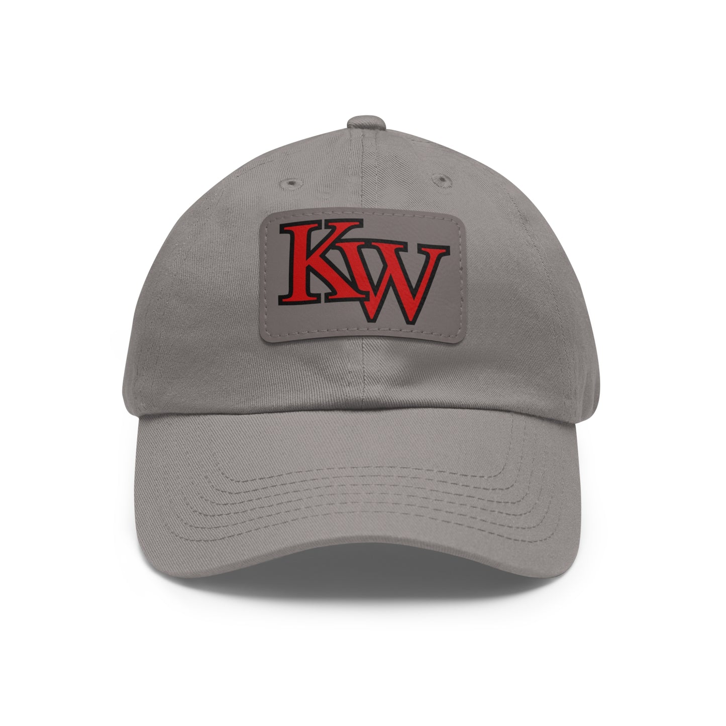 Classic KW Leather Patch Hat (Adjustable Strap)