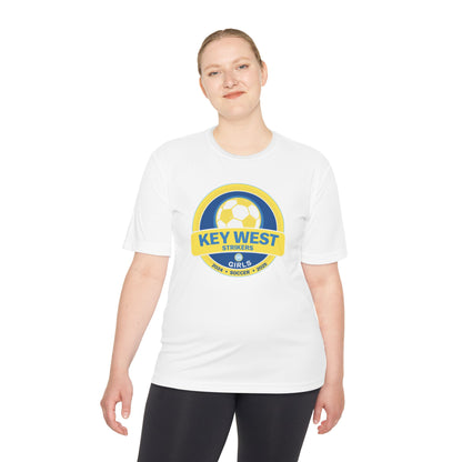 Key West Strikers U9 Girls - Unisex Adult Athletic Tee