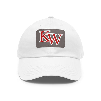 Classic KW Leather Patch Hat (Adjustable Strap)