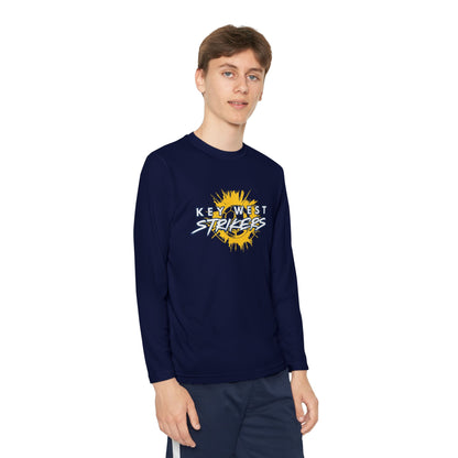 Key West Strikers - Unisex Youth Long-Sleeve Athletic Tee