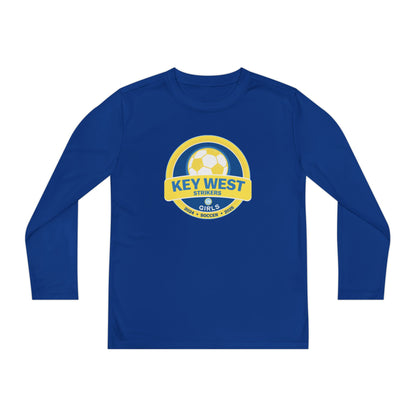 Key West Strikers U9 Girls - Unisex Youth Long-Sleeve Athletic Tee