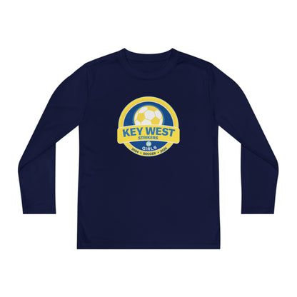 Key West Strikers U9 Girls - Unisex Youth Long-Sleeve Athletic Tee