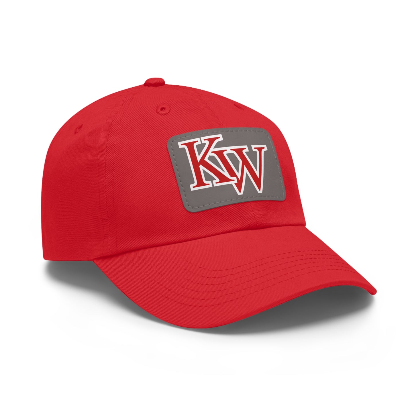 Classic KW Leather Patch Hat (Adjustable Strap)