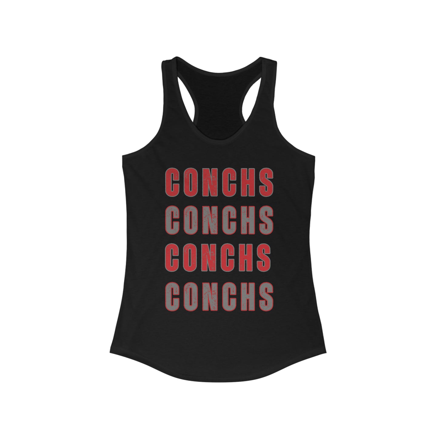 CONCHS CONCHS CONCHS CONCHS | Racerback Tank (Women)