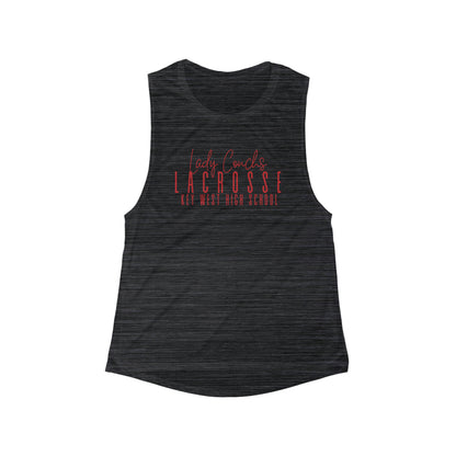 Girls Lacrosse | Muscle Tank (Women) Design #2