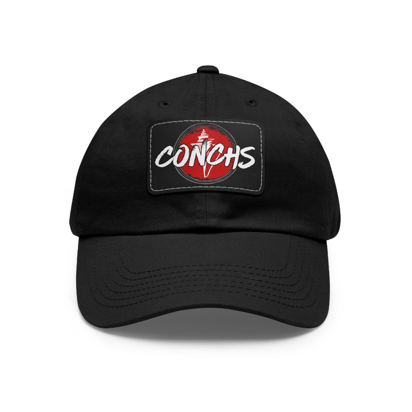 CONCHS Leather Patch Hat (Adjustable Strap)