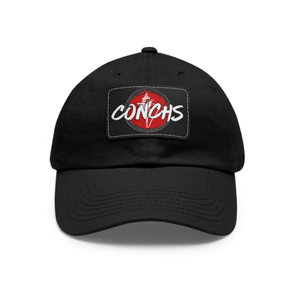 CONCHS Leather Patch Hat (Adjustable Strap)