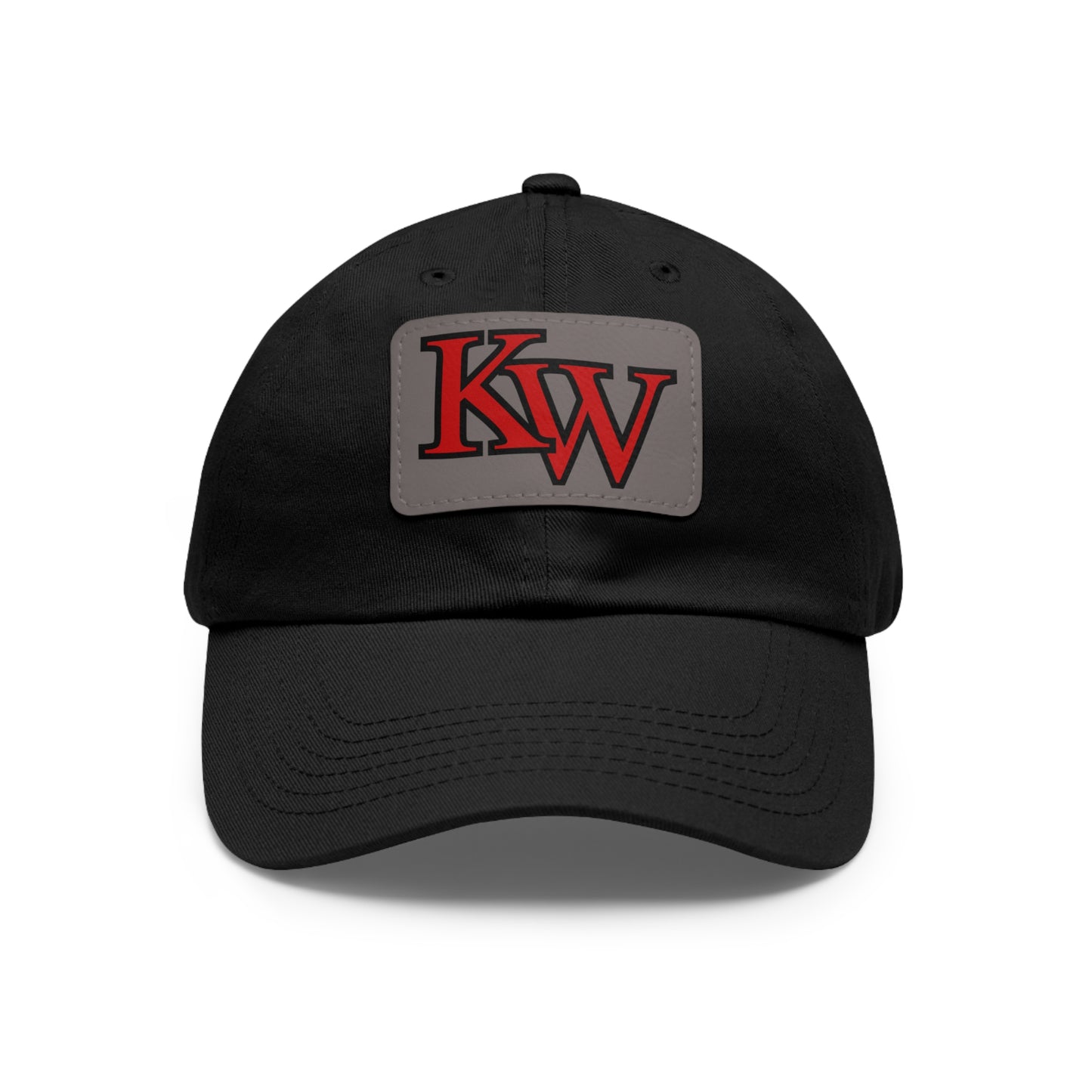 Classic KW Leather Patch Hat (Adjustable Strap)