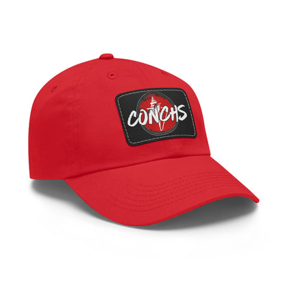 CONCHS Leather Patch Hat (Adjustable Strap)