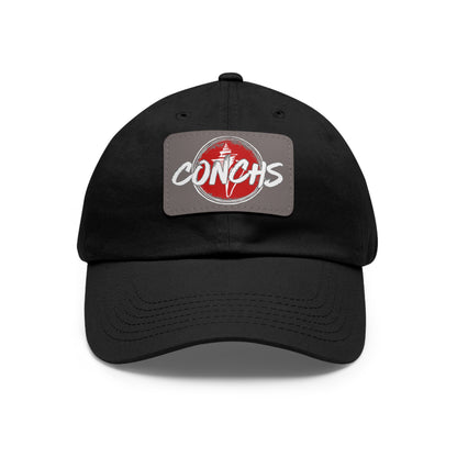 CONCHS Leather Patch Hat (Adjustable Strap)