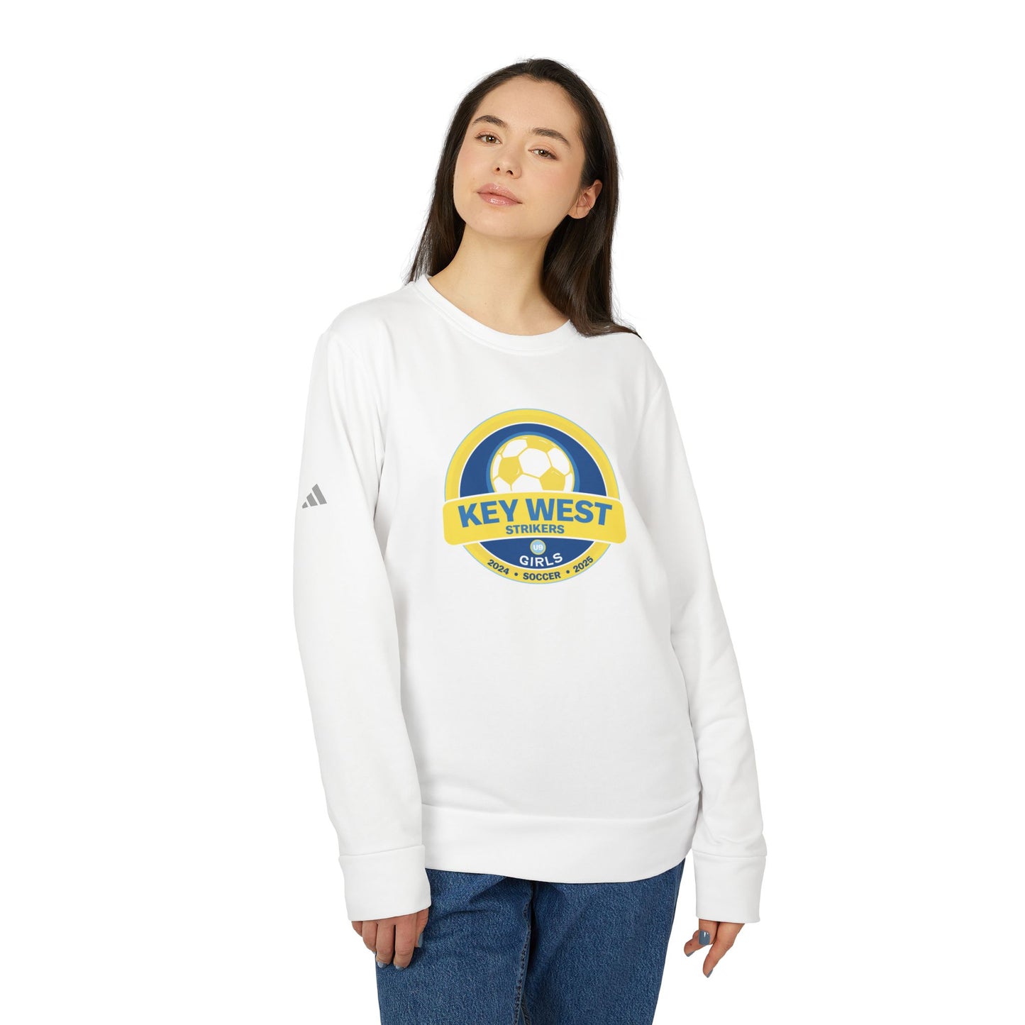 Key West Strikers U9 Girls - adidas® Unisex Adult Fleece Crewneck Sweatshirt