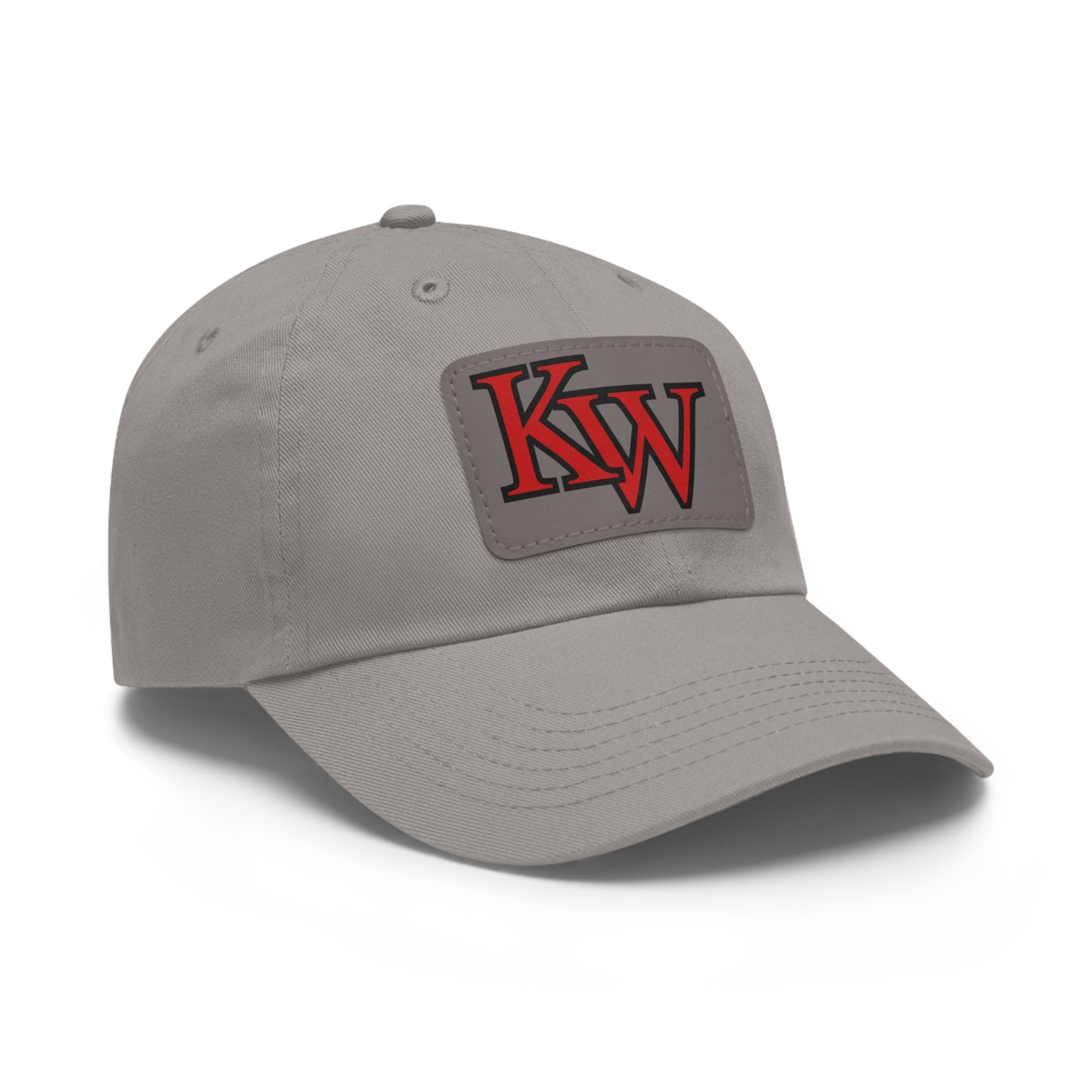 Classic KW Leather Patch Hat (Adjustable Strap)