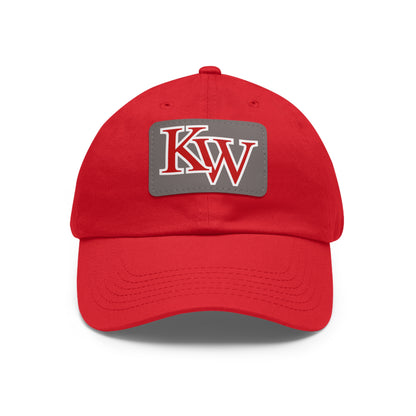 Classic KW Leather Patch Hat (Adjustable Strap)