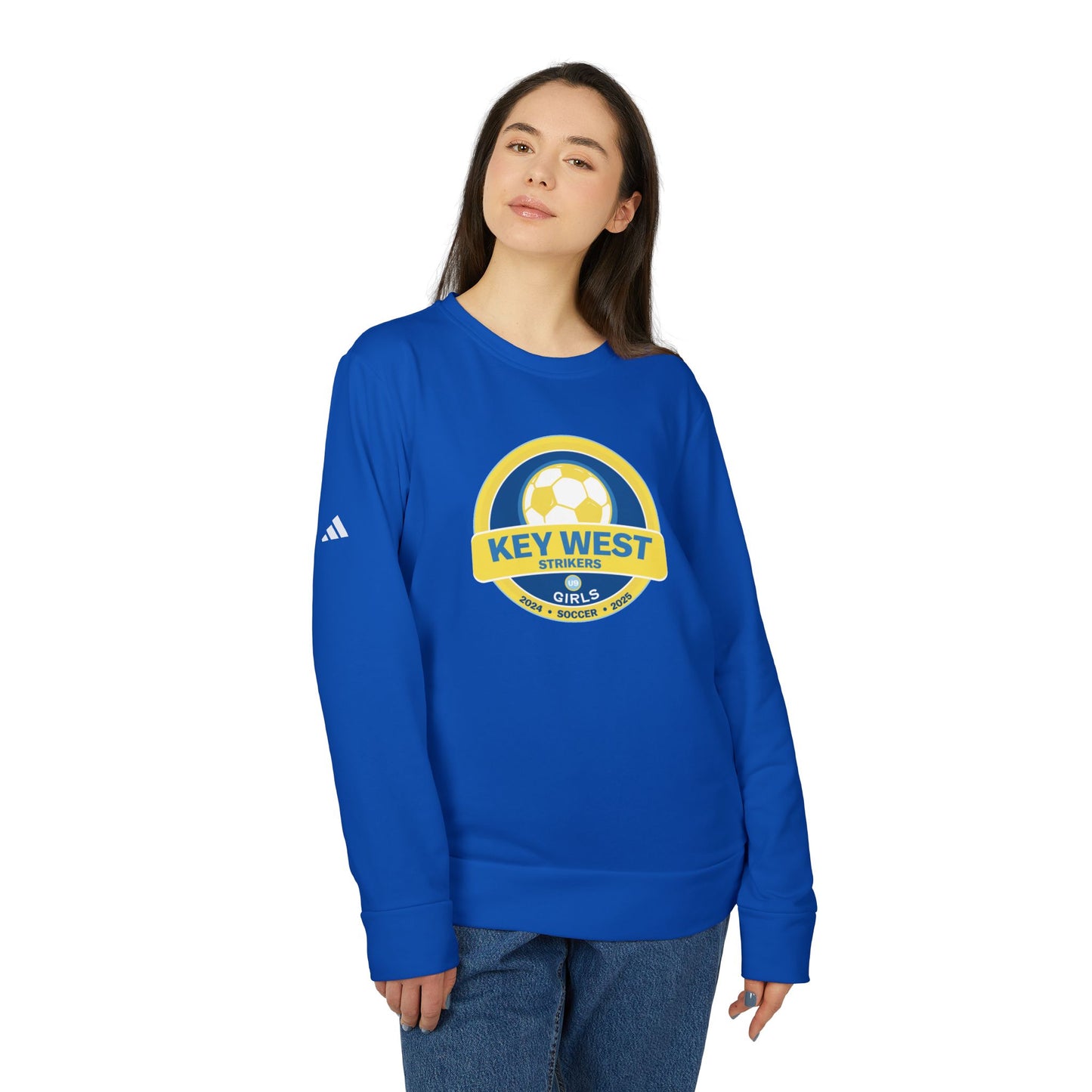 Key West Strikers U9 Girls - adidas® Unisex Adult Fleece Crewneck Sweatshirt