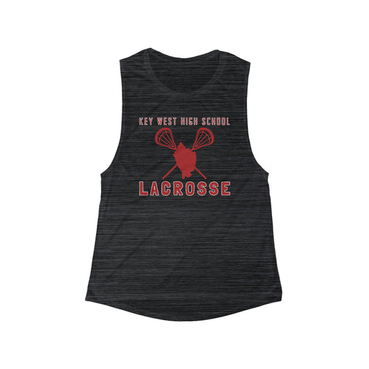 Girls Lacrosse | Muscle Tank (Women) Design #3