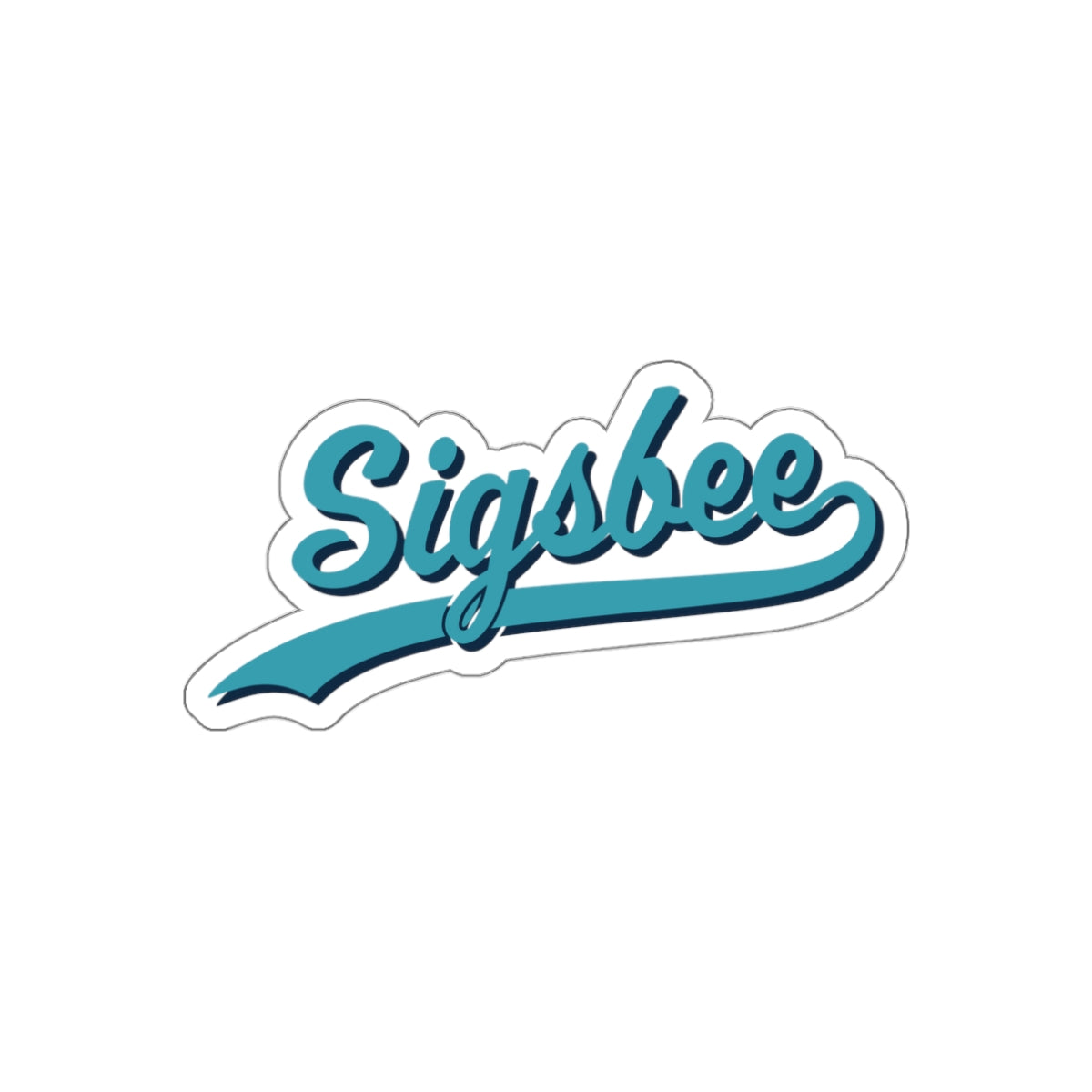 Sigsbee Script Stickers & Decals