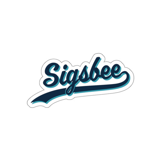 Sigsbee Script Stickers & Decals