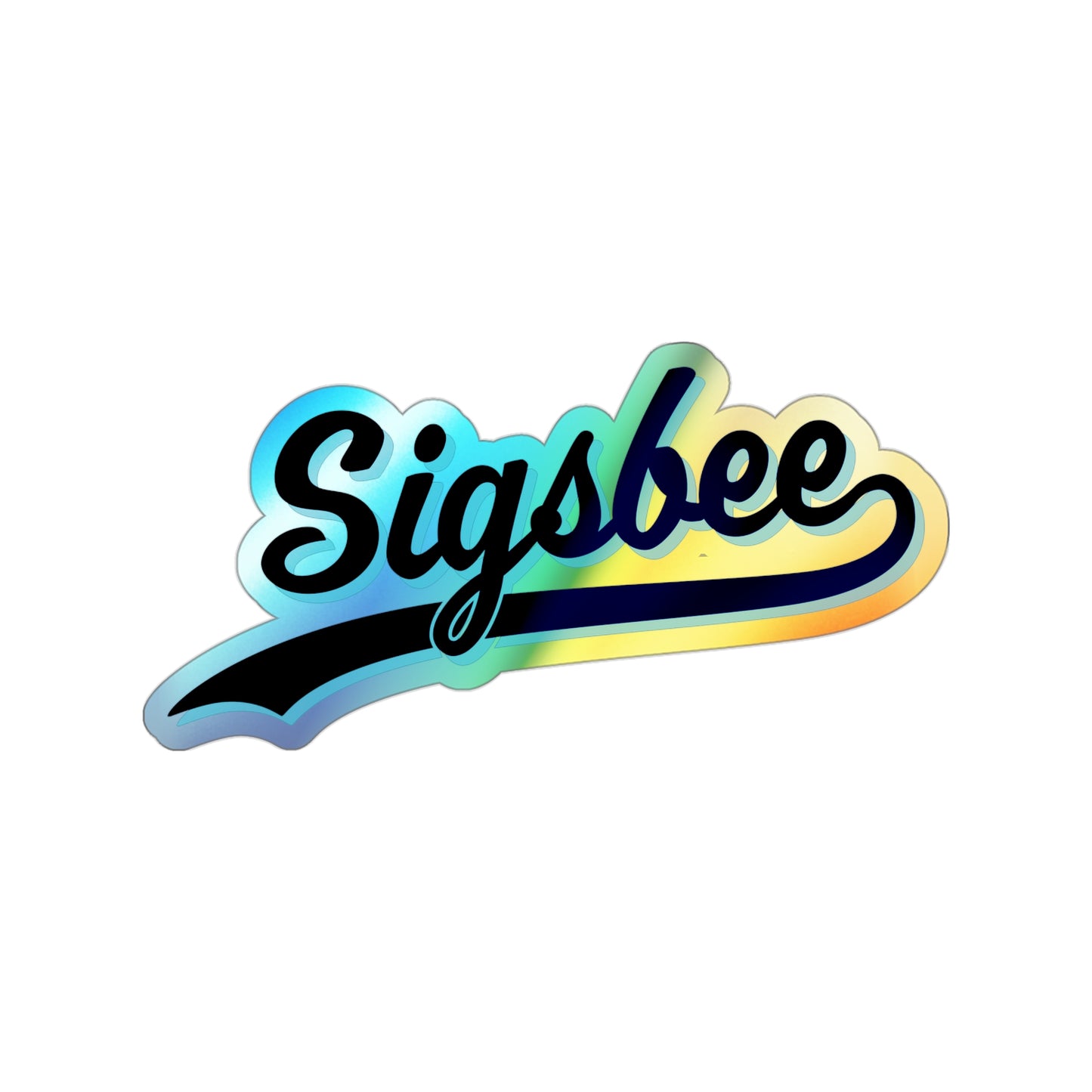 Sigsbee Script Stickers & Decals