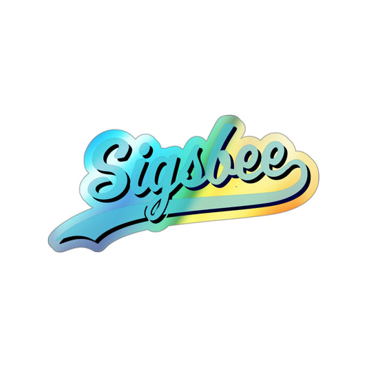 Sigsbee Script Stickers & Decals