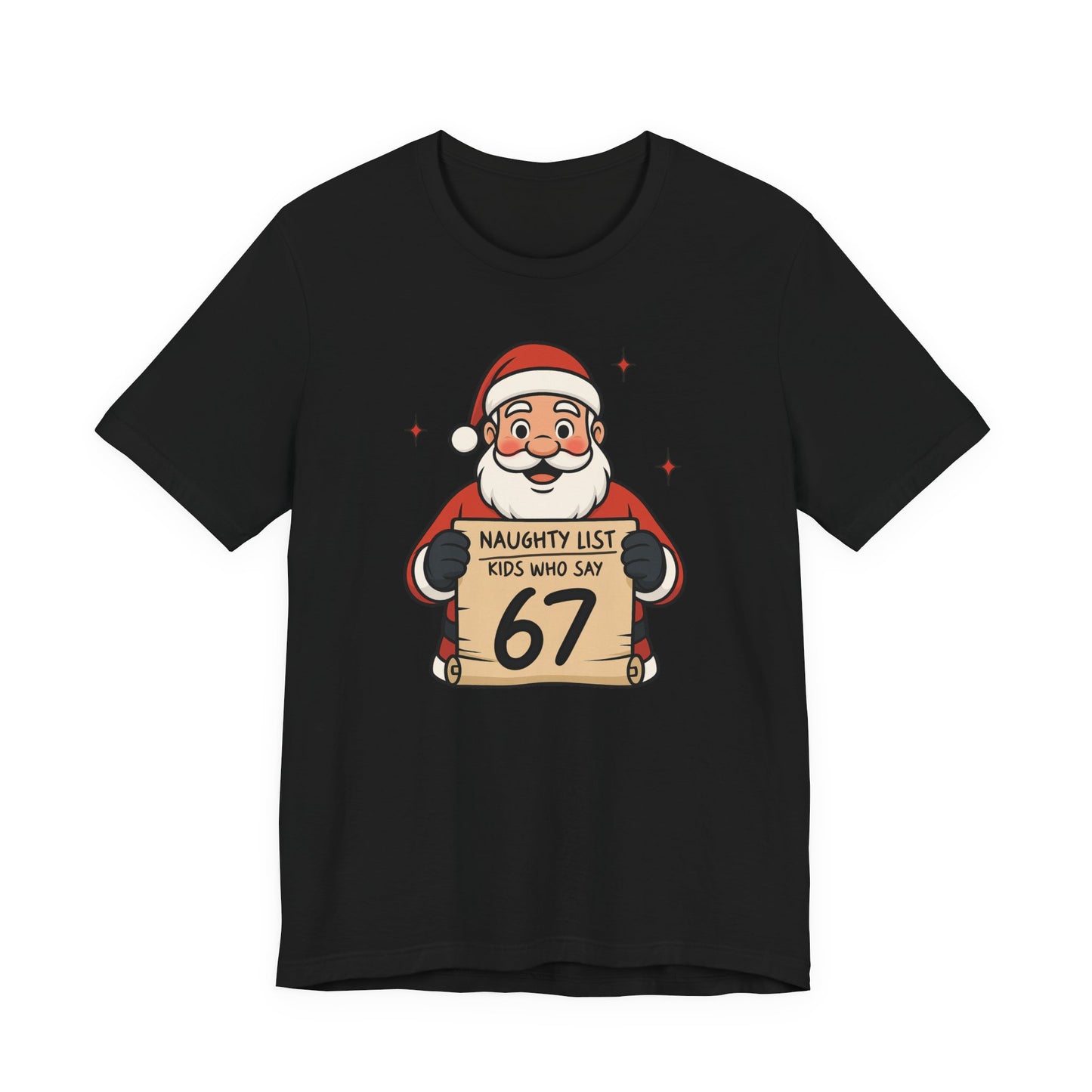67 Naughty List Adult Cotton Tee