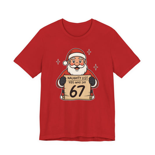 67 Naughty List Kids/Toddler Cotton Tee