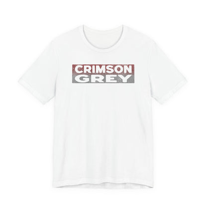 Crimson|Grey Tee