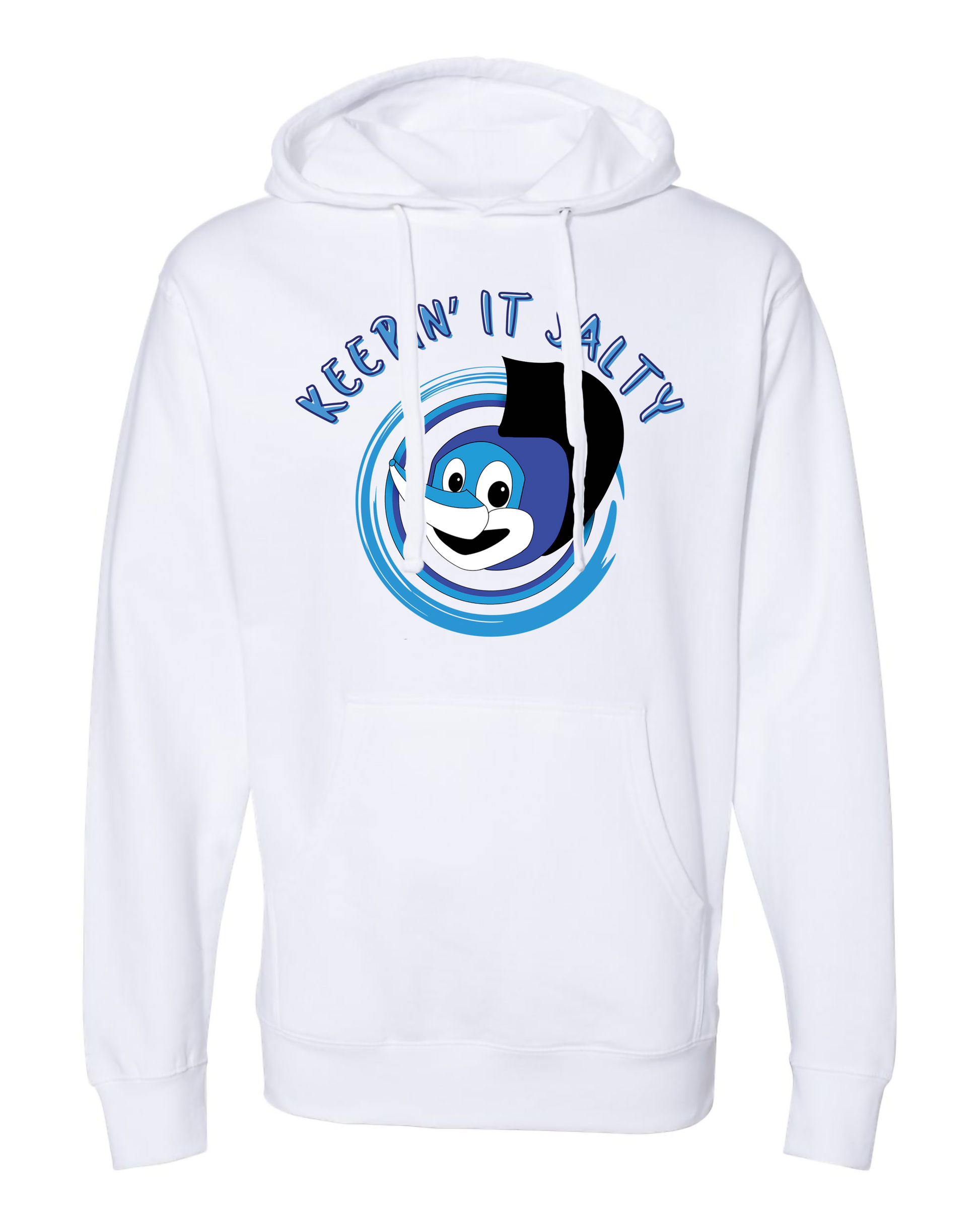 White Sigsbee Keepin' It Salty pullover hoodie product mockup