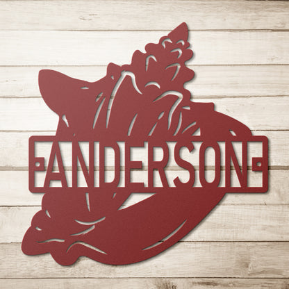 Metal Wall Sign (Personalized)