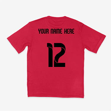 Number ONLY | Center Back | 8 Inch