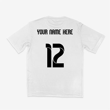 Number ONLY | Center Back | 8 Inch