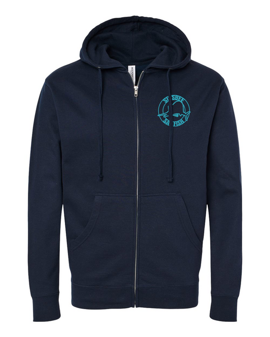 Sigsbee Sailfish Emblem Full-Zip Hoodie